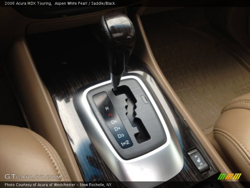 Aspen White Pearl / Saddle/Black 2006 Acura MDX Touring
