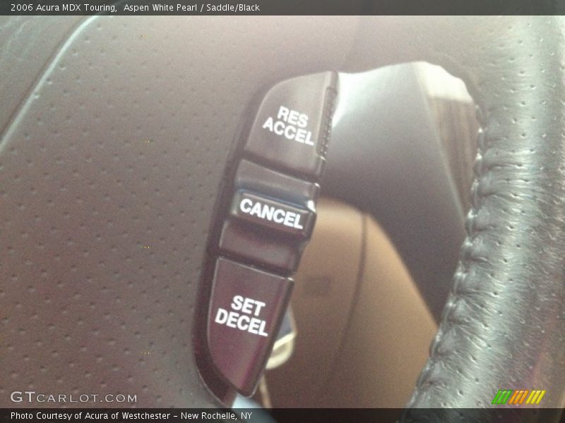 Aspen White Pearl / Saddle/Black 2006 Acura MDX Touring