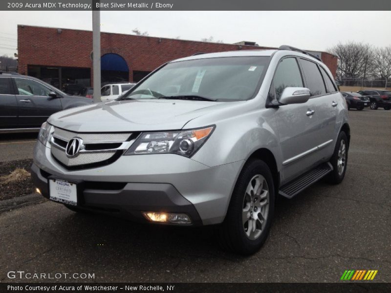 Billet Silver Metallic / Ebony 2009 Acura MDX Technology
