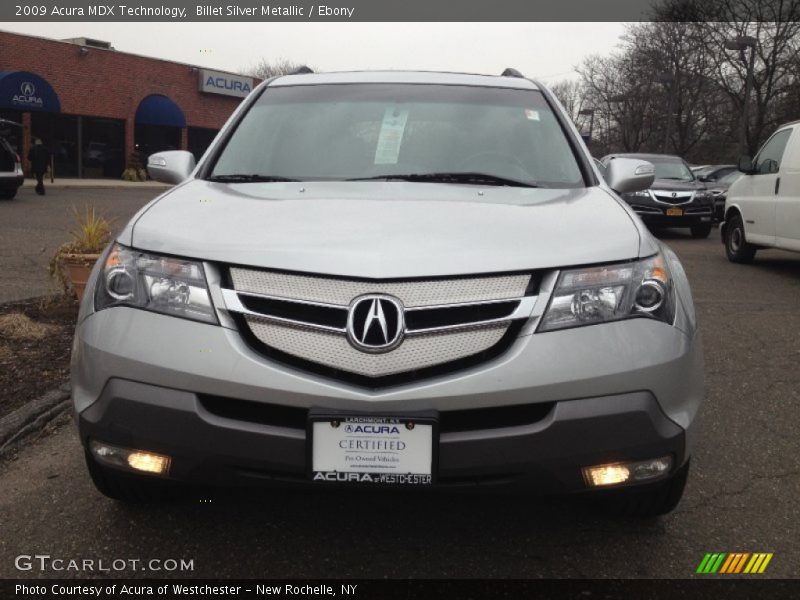 Billet Silver Metallic / Ebony 2009 Acura MDX Technology