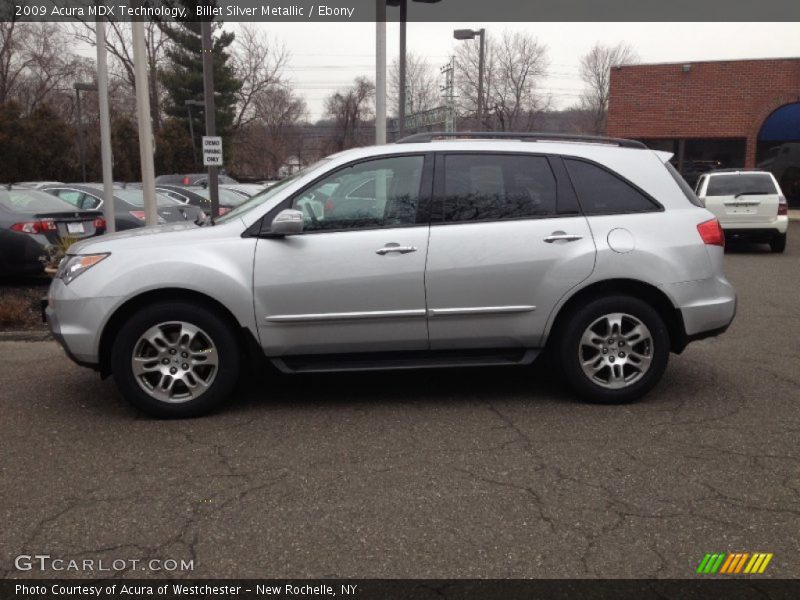 Billet Silver Metallic / Ebony 2009 Acura MDX Technology
