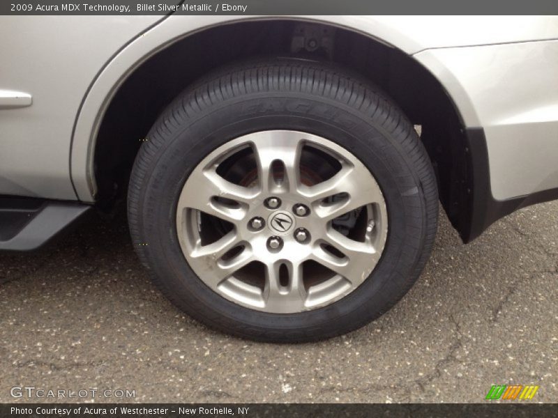 Billet Silver Metallic / Ebony 2009 Acura MDX Technology