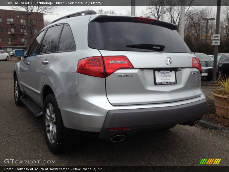 Billet Silver Metallic / Ebony 2009 Acura MDX Technology