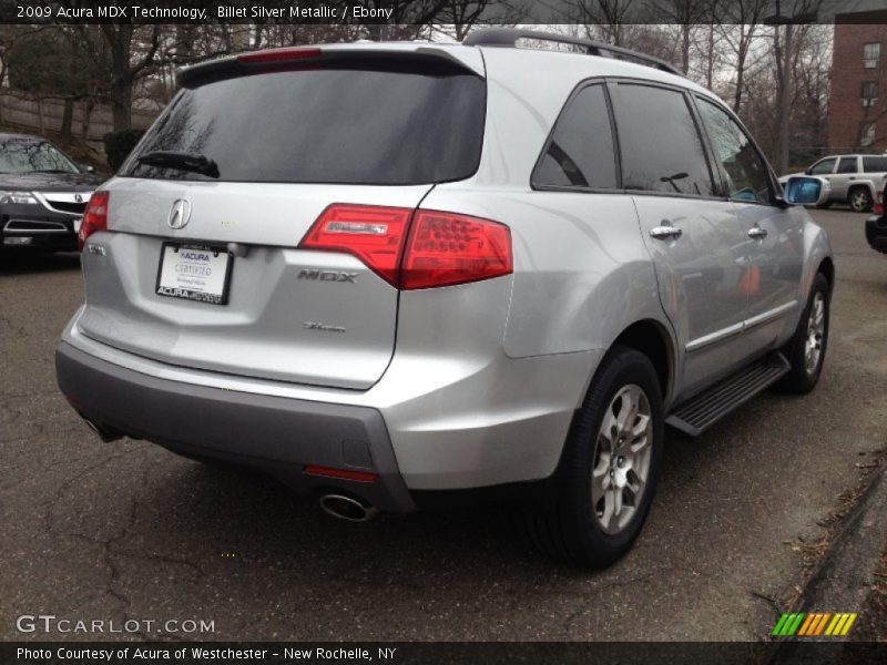 Billet Silver Metallic / Ebony 2009 Acura MDX Technology