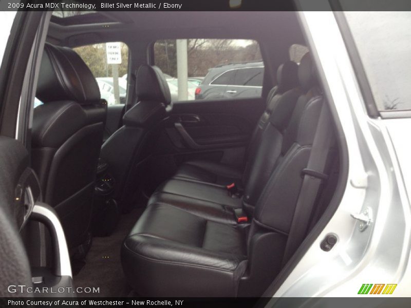 Billet Silver Metallic / Ebony 2009 Acura MDX Technology