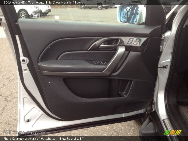 Billet Silver Metallic / Ebony 2009 Acura MDX Technology