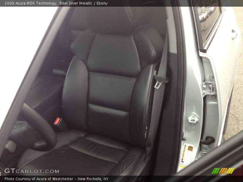 Billet Silver Metallic / Ebony 2009 Acura MDX Technology