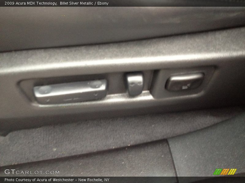 Billet Silver Metallic / Ebony 2009 Acura MDX Technology