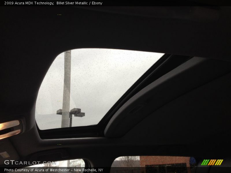 Billet Silver Metallic / Ebony 2009 Acura MDX Technology
