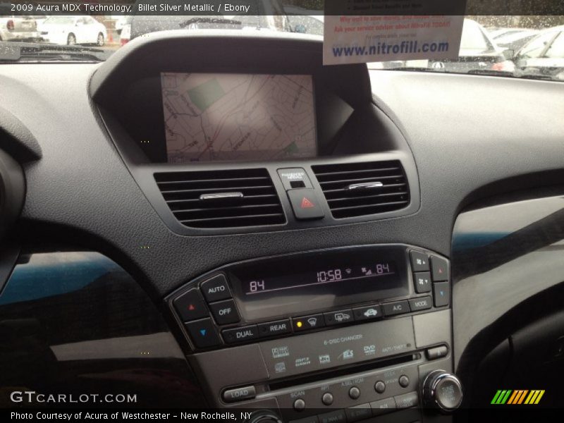 Billet Silver Metallic / Ebony 2009 Acura MDX Technology