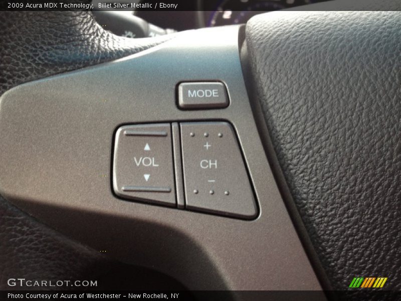 Billet Silver Metallic / Ebony 2009 Acura MDX Technology