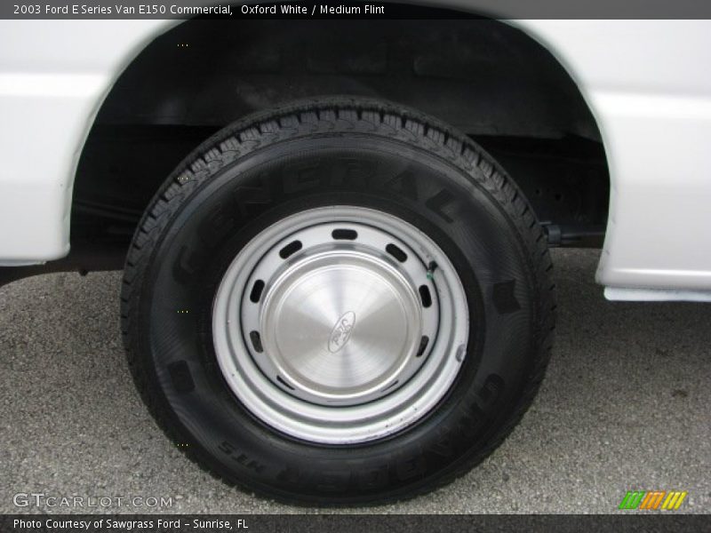 Oxford White / Medium Flint 2003 Ford E Series Van E150 Commercial
