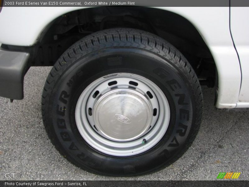 Oxford White / Medium Flint 2003 Ford E Series Van E150 Commercial