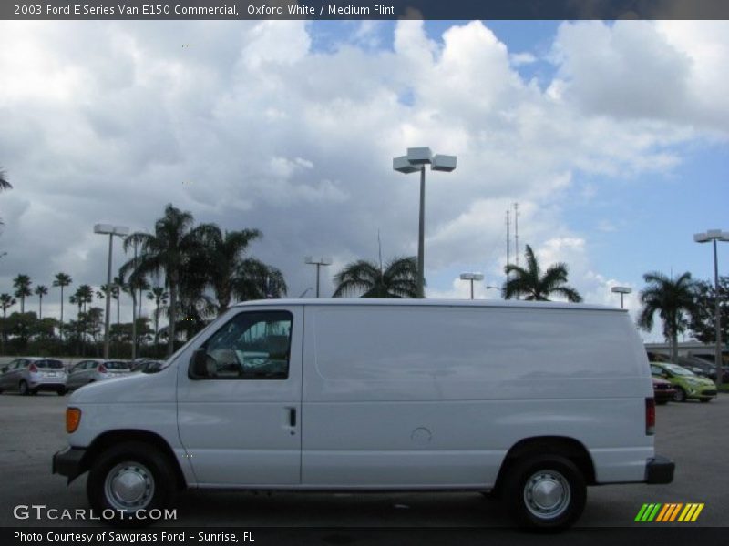 Oxford White / Medium Flint 2003 Ford E Series Van E150 Commercial