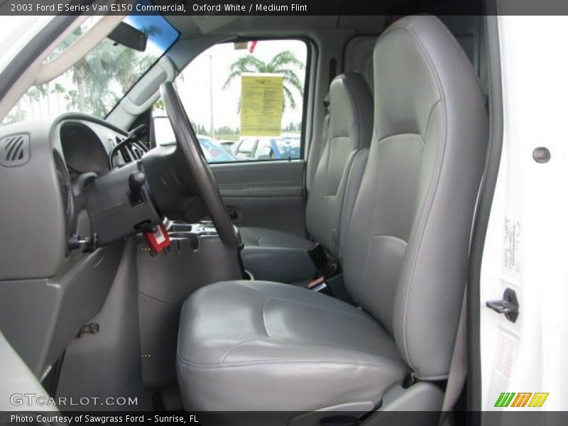 Oxford White / Medium Flint 2003 Ford E Series Van E150 Commercial