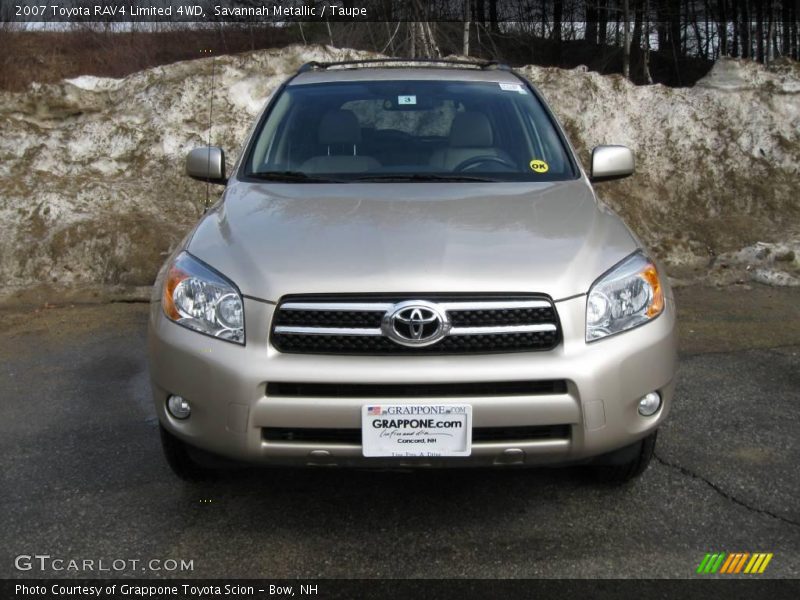 Savannah Metallic / Taupe 2007 Toyota RAV4 Limited 4WD