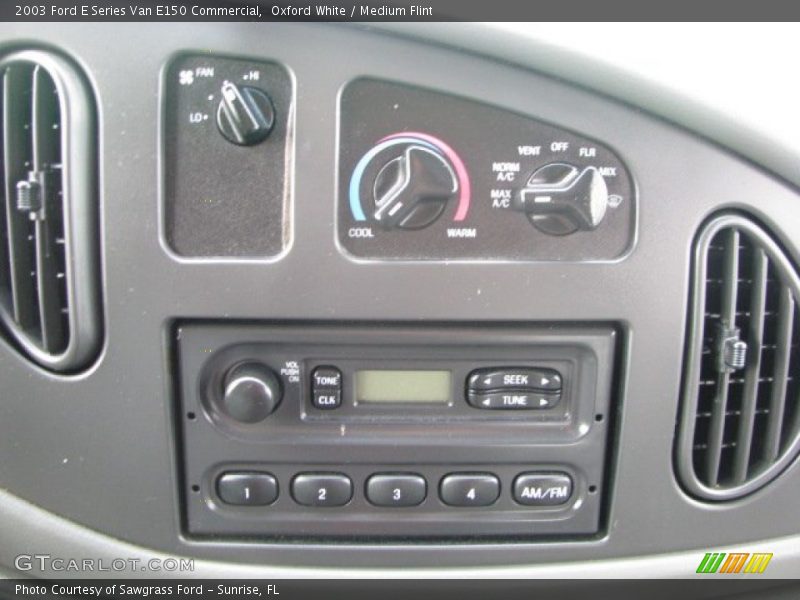 Oxford White / Medium Flint 2003 Ford E Series Van E150 Commercial