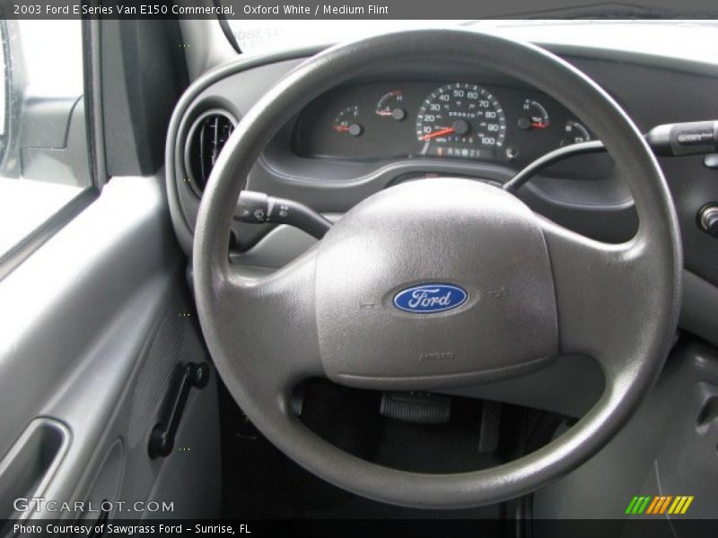 Oxford White / Medium Flint 2003 Ford E Series Van E150 Commercial