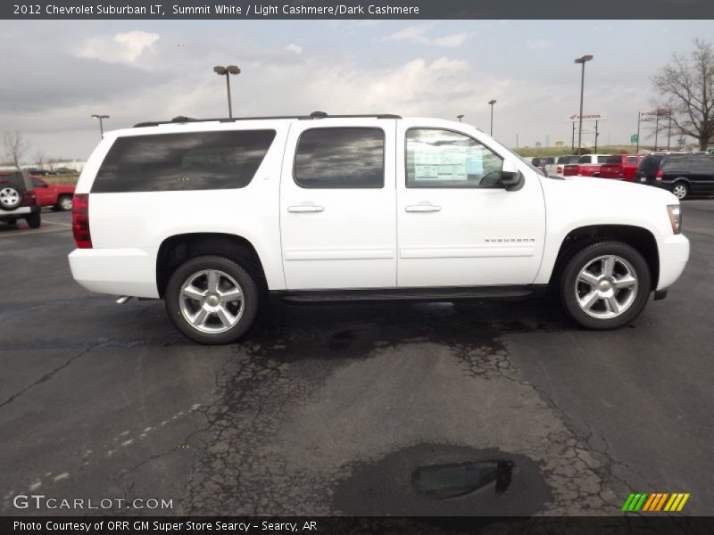 Summit White / Light Cashmere/Dark Cashmere 2012 Chevrolet Suburban LT