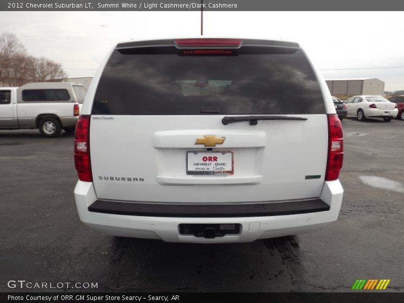 Summit White / Light Cashmere/Dark Cashmere 2012 Chevrolet Suburban LT