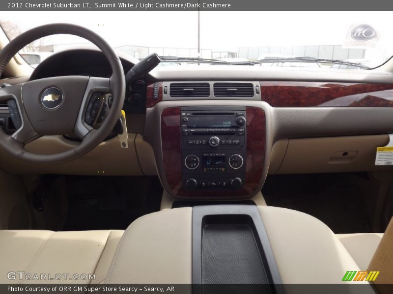 Summit White / Light Cashmere/Dark Cashmere 2012 Chevrolet Suburban LT