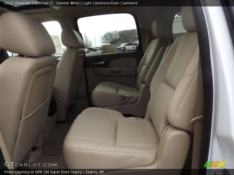 Summit White / Light Cashmere/Dark Cashmere 2012 Chevrolet Suburban LT