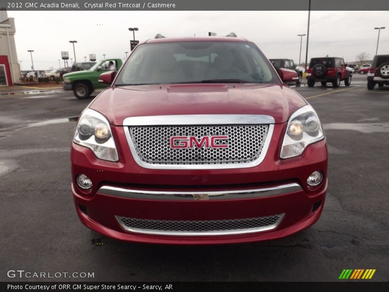Crystal Red Tintcoat / Cashmere 2012 GMC Acadia Denali