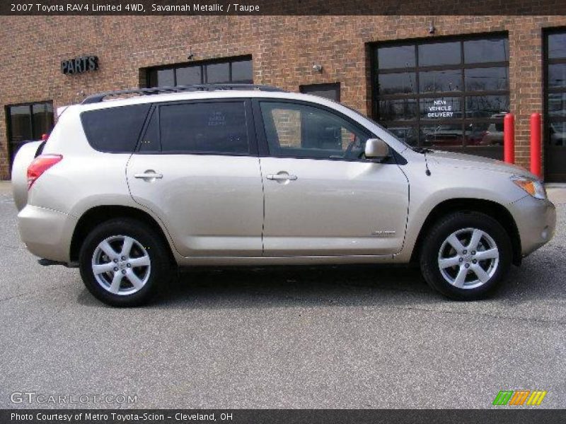 Savannah Metallic / Taupe 2007 Toyota RAV4 Limited 4WD