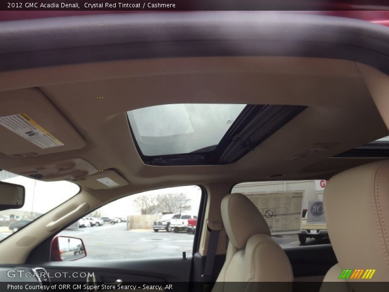 Crystal Red Tintcoat / Cashmere 2012 GMC Acadia Denali