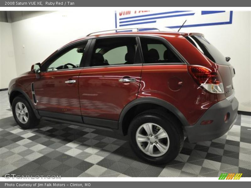 Ruby Red / Tan 2008 Saturn VUE XE