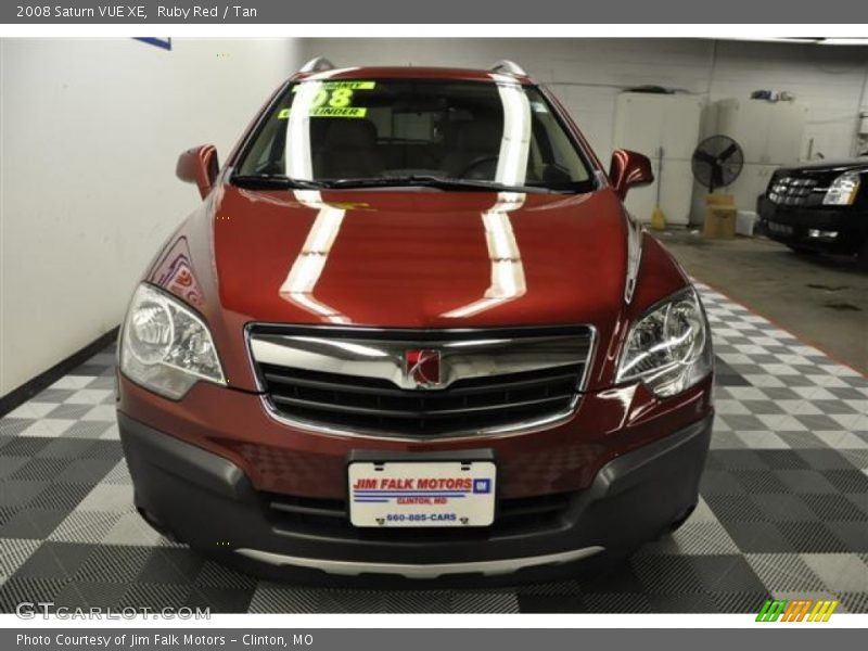 Ruby Red / Tan 2008 Saturn VUE XE