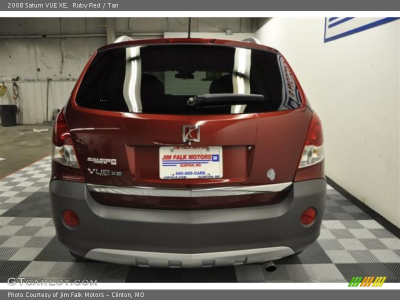 Ruby Red / Tan 2008 Saturn VUE XE
