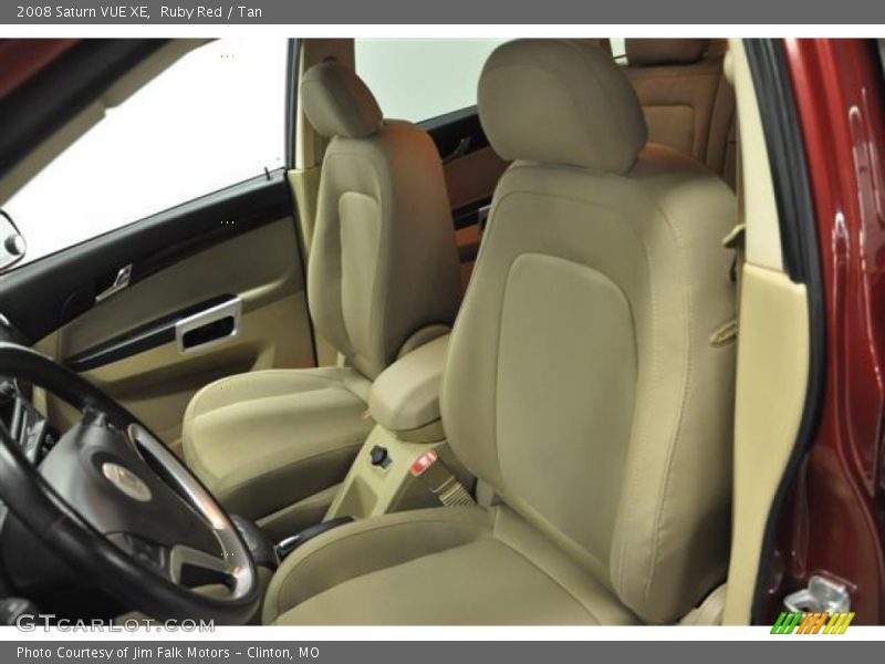 Ruby Red / Tan 2008 Saturn VUE XE