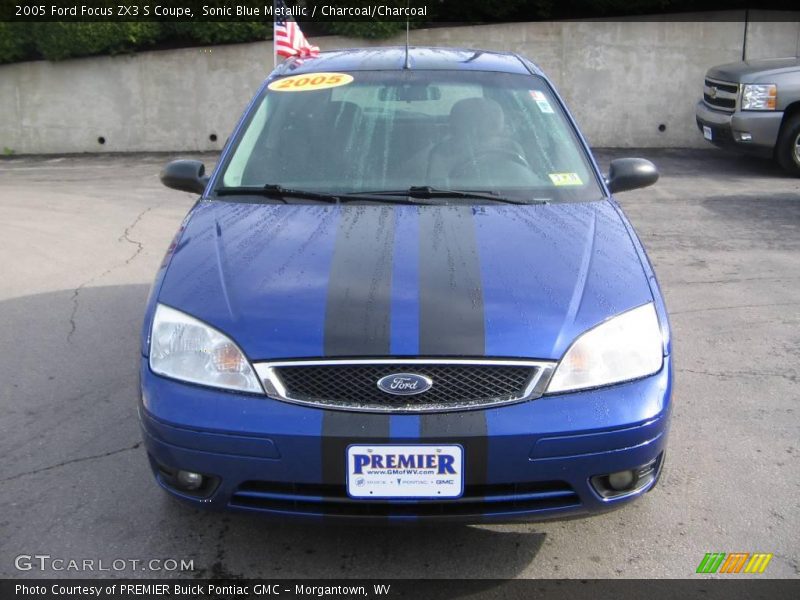 Sonic Blue Metallic / Charcoal/Charcoal 2005 Ford Focus ZX3 S Coupe
