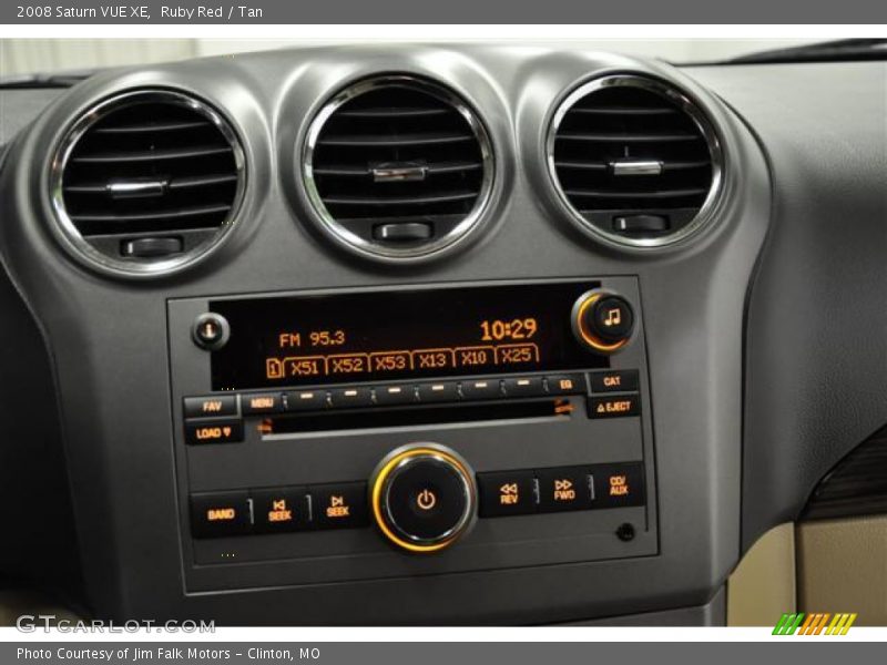 Ruby Red / Tan 2008 Saturn VUE XE