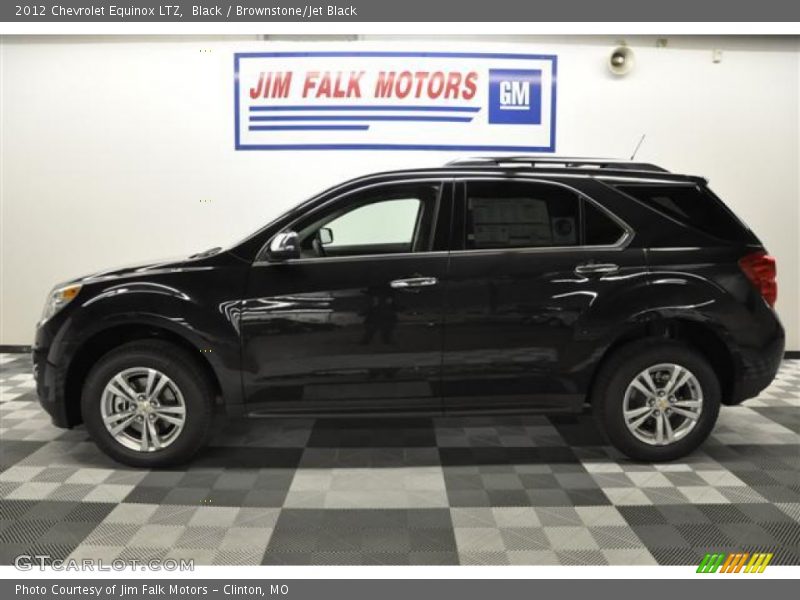 Black / Brownstone/Jet Black 2012 Chevrolet Equinox LTZ