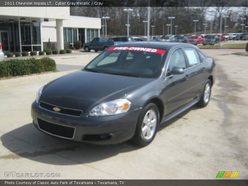 Cyber Gray Metallic / Gray 2011 Chevrolet Impala LT