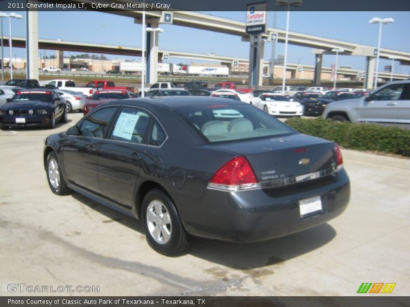 Cyber Gray Metallic / Gray 2011 Chevrolet Impala LT