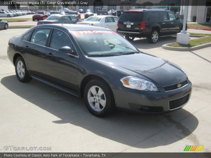 Cyber Gray Metallic / Gray 2011 Chevrolet Impala LT