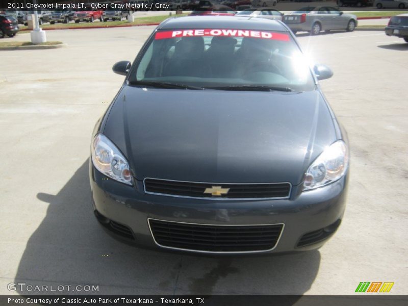 Cyber Gray Metallic / Gray 2011 Chevrolet Impala LT