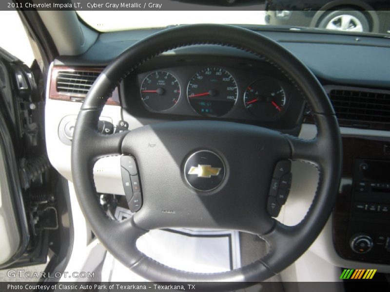 Cyber Gray Metallic / Gray 2011 Chevrolet Impala LT