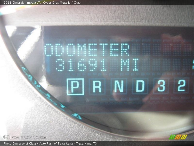 Cyber Gray Metallic / Gray 2011 Chevrolet Impala LT