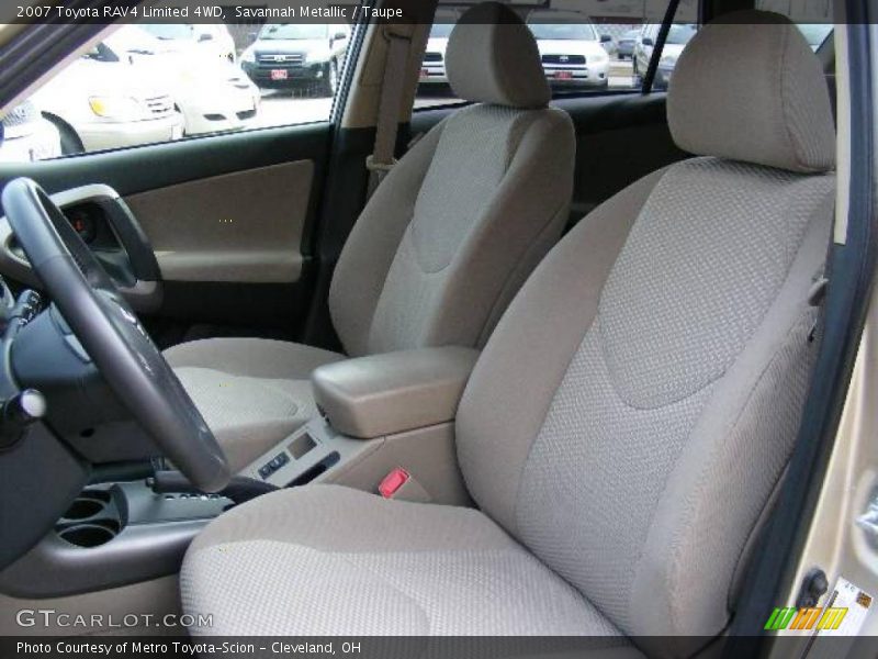 Savannah Metallic / Taupe 2007 Toyota RAV4 Limited 4WD
