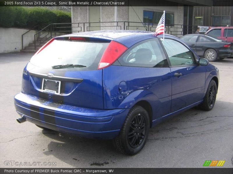 Sonic Blue Metallic / Charcoal/Charcoal 2005 Ford Focus ZX3 S Coupe