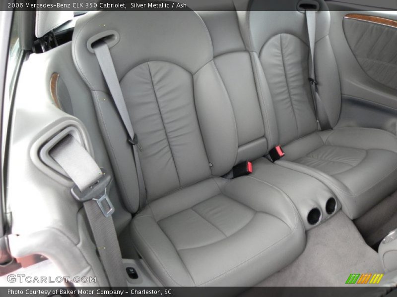 Rear Seat of 2006 CLK 350 Cabriolet