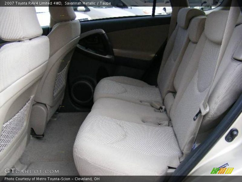 Savannah Metallic / Taupe 2007 Toyota RAV4 Limited 4WD