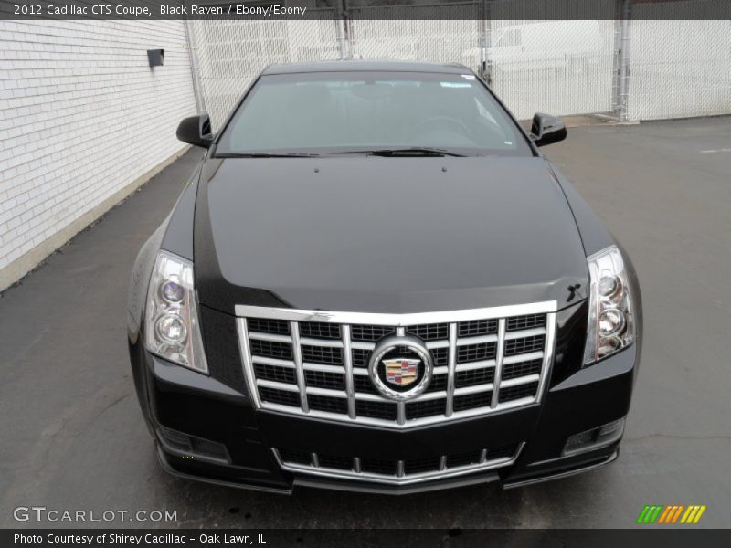 Black Raven / Ebony/Ebony 2012 Cadillac CTS Coupe