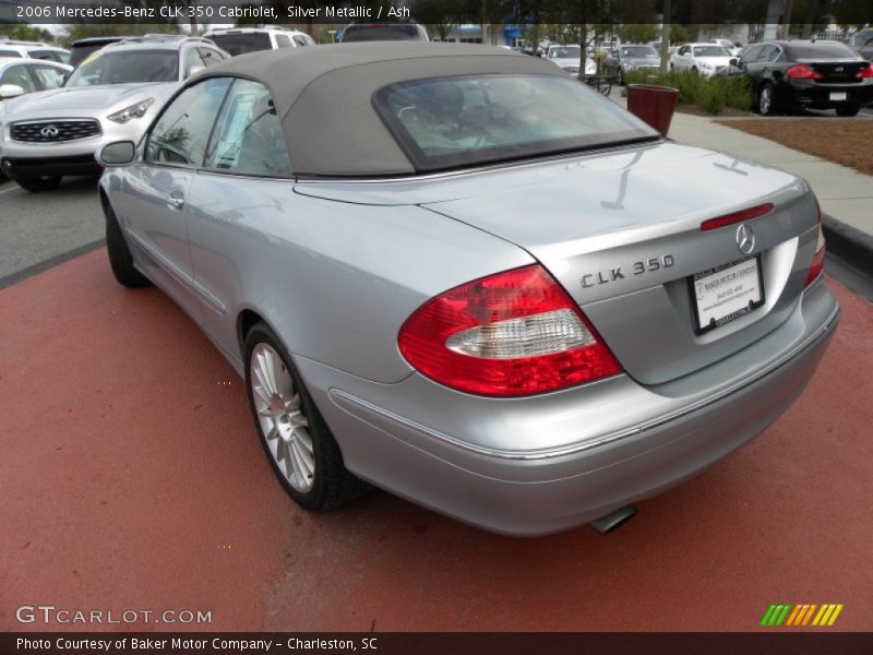 Silver Metallic / Ash 2006 Mercedes-Benz CLK 350 Cabriolet