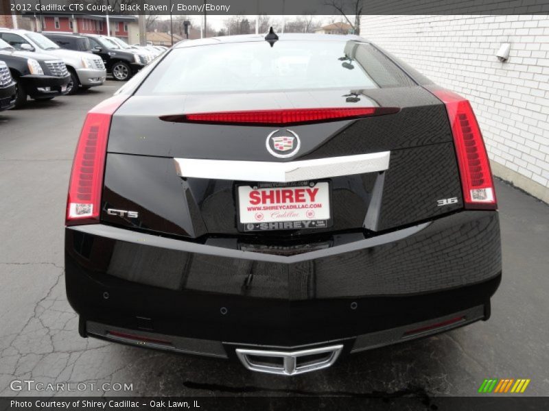 Black Raven / Ebony/Ebony 2012 Cadillac CTS Coupe