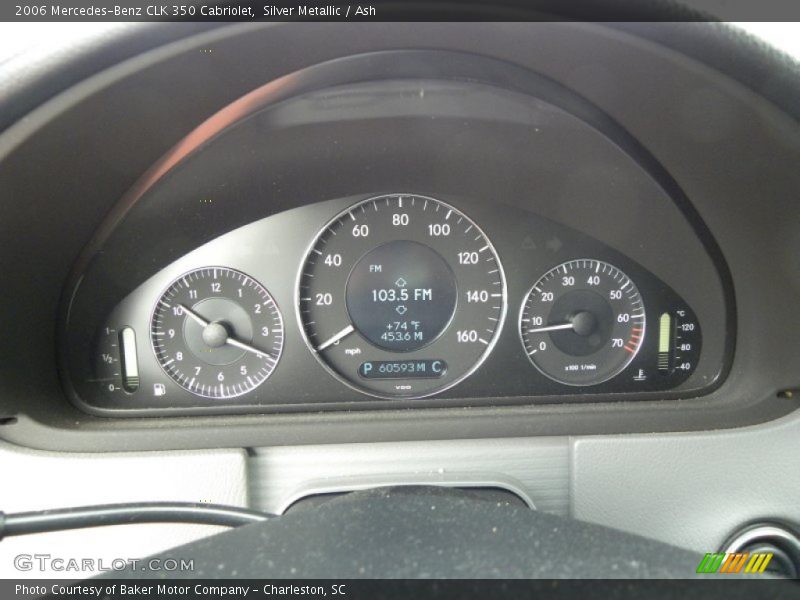  2006 CLK 350 Cabriolet 350 Cabriolet Gauges